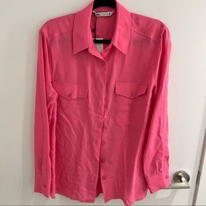 Zara pink blouse NEW WITH TAGS